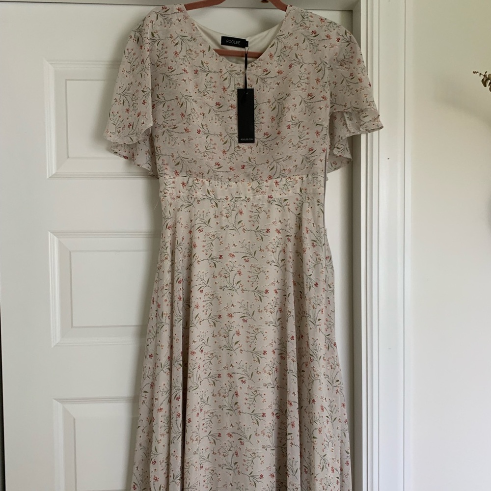 NWT Roolee Floral Midi Dress